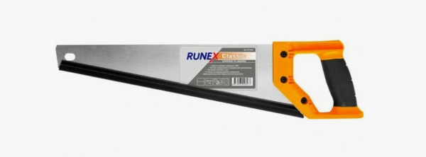 Ножовка по дереву каленный зуб 400мм Runex Classic