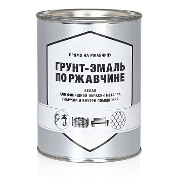 ПЕРВАЯ ЦЕНА  Грунт-эмаль ДЕКАРТ белый 0,8кг/6шт