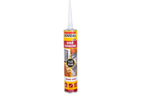Клей-герметик PU 40 flex серый Soudal cthsq