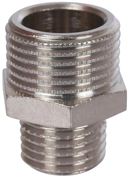 Ниппель переходной 1/2х3/8 НН (никель) PROFLINE