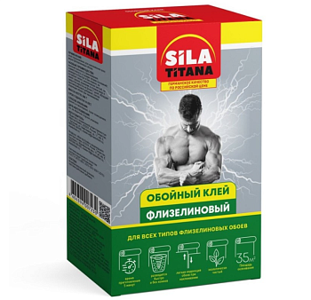 Клей обойный "Sila Titana" флизелиновый 350гр.18шт/кор